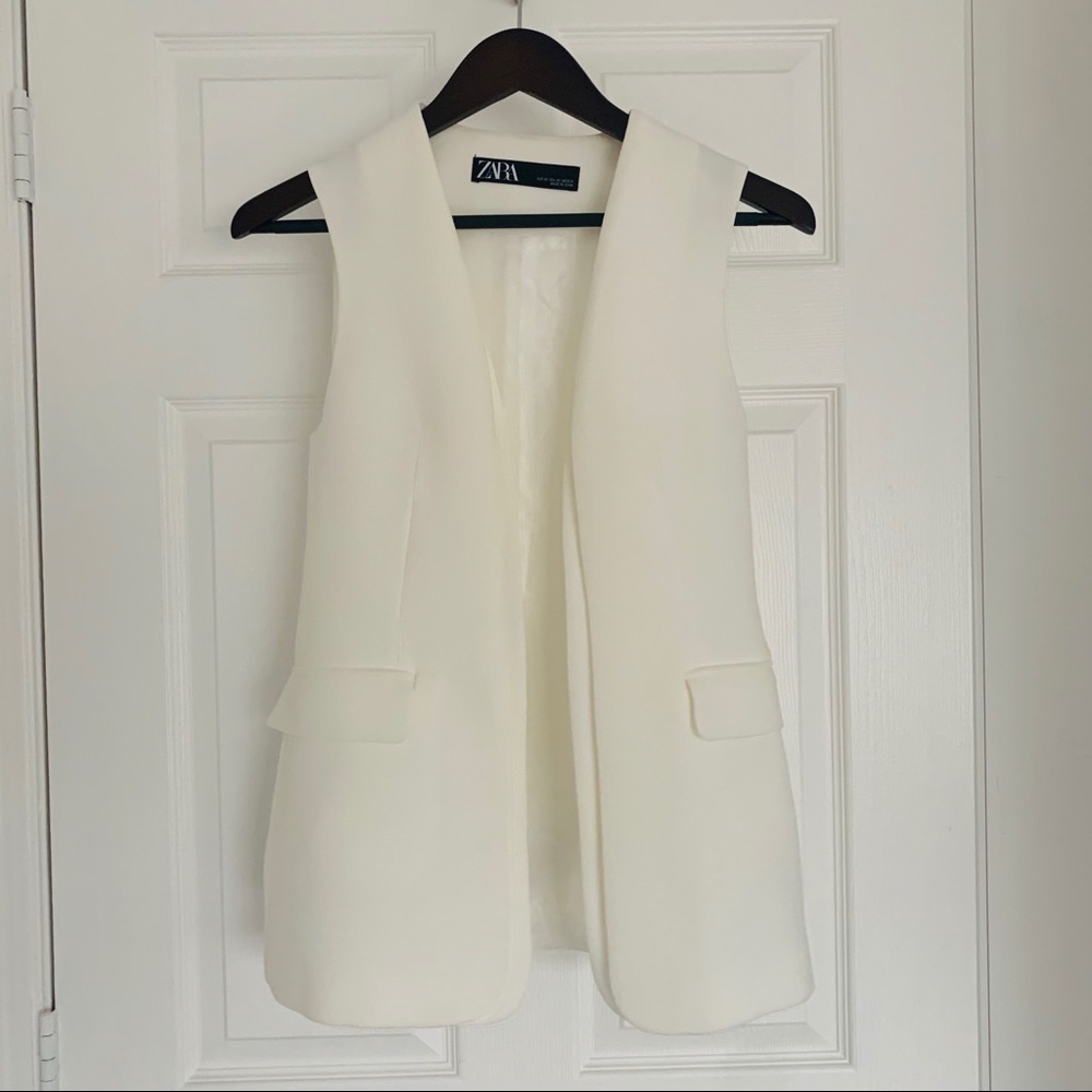 ZARA WHITE VEST